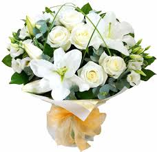Maybe you would like to learn more about one of these? White Lily Rose Bouquet