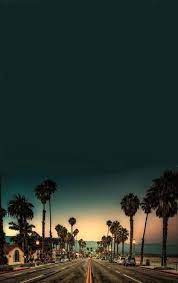 California Palm Trees Sunset On The Road Tough To Pick Which Place I Went To In Cali Was My Fav I Loved Them All California Summer Scenery Places To Go