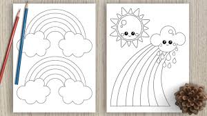 The collection is varied with different skill levels and. Free Printable Rainbow Coloring Pages The Artisan Life