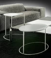Modern coffee tables at 2modern. Oval Coffee Table In Steel And Glass For Stylish Lounges Idfdesign