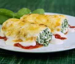 Spinach And Ricotta Cannelloni Manicotti Recipe Manicotti Cannelloni Ricotta