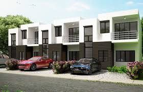 Townhouse Plans Series Php 2014010 Townhouse Designs Row House Design Duplex House Design