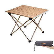 29 98 Kingcamp Ultralight Compact Folding Camping Aluminum Table With Carry Bag Two Sizes Folding Camping Table Camping Table Aluminum Table