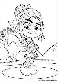 Click here and download the free printable vanellope coloring page. Wreck It Ralph Coloring Picture Disney Coloring Pages Coloring Pages Cute Coloring Pages