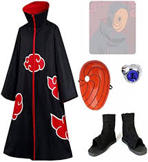 Check spelling or type a new query. Amazon Com Cosmovie Akatsuki Cloak Costume Uchiha Obito Halloween Cosplay Uniform Full Sets Large Clothing