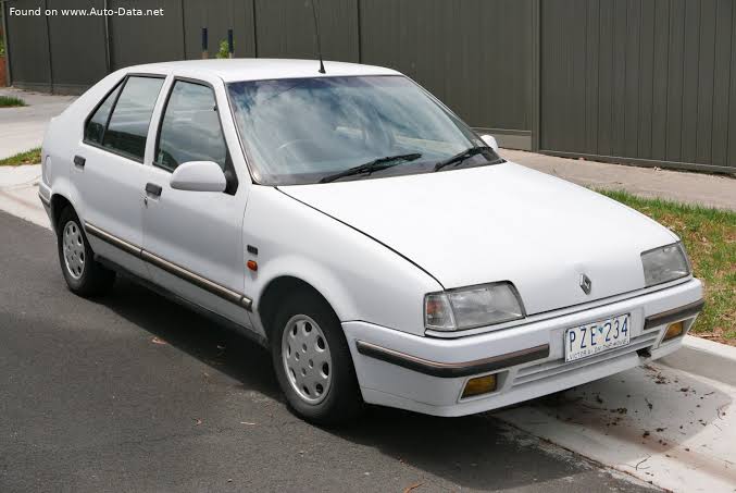 Renault 19 I (B/C53) 1.7 (B/C53C) (90 CV) | Ficha técnica y consumo, Medidas