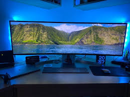 Lg 49wl95c W 21 9 With Macbook Pro 13 Anyway To Get 5120x1440 Currently Running 3840x1080 Ultr In 2020 Video Game Room Design Best Gaming Setup Computer Setup