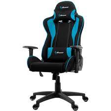 Arozzi Forte Mesh Fabric Ergonomic Gaming Chair Black Blue Accents Forte Fb Blue Best Buy Chair Fabric Gaming Chair Blue Accents