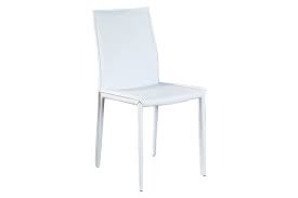 Stuhl leder weiß , moderner schminktisch mit spiegel: Design Stuhl Weiss Echtleder Metall Dunord Design
