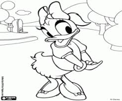 Ausmalbilder Daisy Duck Die Grosse Freundin Von Minni Maus Zum Ausdrucken Ausmalbilder Malvorlagen Ausmalen