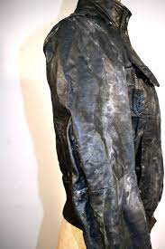 Moldy Leather Jacket Before Restoration Cleaning At Meurice Leather Jacket Jackets Fashion