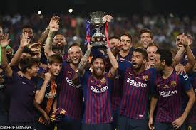 Przegląd sportowy piłka nożna ligi zagraniczne laliga real madryt. Fc Barcelona Z Pierwszym Trofeum Messi Z Rekordem Nietypowy Superpuchar Hiszpanii Fc Barcelona Sevilla 2 1 Skrot Meczu Wideo Super Express
