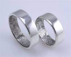 So We Will Always Be Touching Fingerprint Wedding Bands Wedding Rings Fingerprint Jewelry