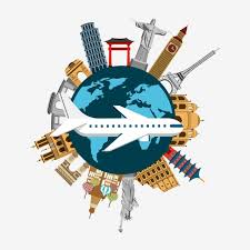 Cartoon Cartoon Airplane Aircraft Aviation Air Plane Tour Around Travel Around The World Png And Vector With Transparent Background For Free Download Cartoon Airplane Islamic Artwork Aviation