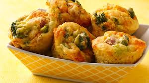Easy Broccoli Cheese And Ham Muffins Recipe Food Recipes Easy Breakfast Bake