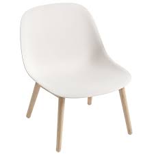 Get the standard of wooden white chairs. Muuto Fiber Lounge Chair Wood Base White Oak Finnish Design Shop