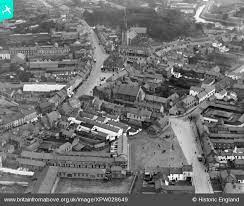 Xpw028649 Northern Ireland 1929 General View Lambeg Lisburn Northern Ireland 1929 Oblique Aerial Photograph Taken Facing North East Britain From Above