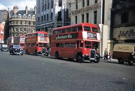 There are even people in it. Babelcolour A Twitter You Wait Ages For A Bus And Then Five Come Along Together This Is The Strand In The 1950s When Taxis And Buses Had An Elegance Of Design Https T Co Ey52yqwege