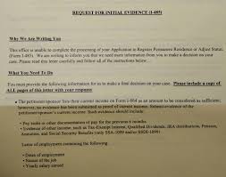 Cover letters with a referral. Rfe For I 485 Not Enough Income Evidence But Assets Alone 3x Poverty Guideline Adjustment Of Status From Work Student Tourist Visas Visajourney