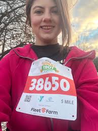 Shaved 5 mins off last yrs time got 50:25 this yr 💕🏃‍♀️