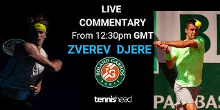 Novak djokovic vs alexander zverev, round robin, atp finals 2020, atp tour tennis 2020. Live Commentary Alexander Zverev Vs Laslo Djere 12 30pm French Open Round 3