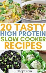 Jambalaya is probably one of the top three dishes most people make with their slow cooker. 20 High Protein Slow Cooker Recipes Cushy Spa
