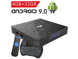 Tv box t9 android 8.1 rockchip rk3328 4gb ram 32gb/64gb 4k media player support 2.4g/5ghz dual wifi 4k smart set top box. Android Tv Box With 4gb Ram 32gb Rom Easytone T9 Android Tv Box 9 0 Quad Core Support Bt4 0 H 265 3d 5g Wifi Usb 3 0 64bit Uhd 4k Media Player With Backlit Wireless Keyboard