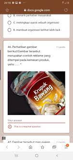 46 Perhatikan Gambar Berikut Gambar Tersebut Merupakan Contoh Reklame Yang Ditempel Pada Kemasan Brainly Co Id