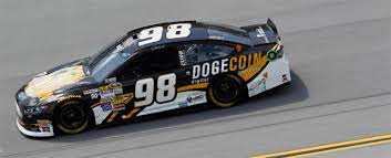 Dogecoin is an open source peer to peer dogecoin nascar a visual representation of the digital cryptocurrency bitcoin on october 24 in london. The 98 Dogecoin Car Finishes 20th At Talladega Et Geekera