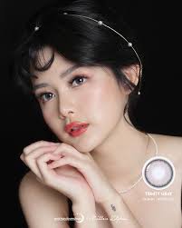 Real definition of “pretty instantly” simply by wearing this pair of  𝙏𝙧𝙞𝙣𝙞𝙩𝙮 𝙂𝙧𝙖𝙮 lens! 💫 ✓ Beautiful slash suppa thin limbal ring 