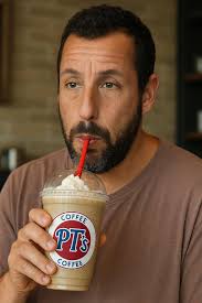 T-t-t-today, Junior!” (Okay, technically tomorrow… but you get the idea.)  Tomorrow is $5 Frozen Friday: Adam Sandler Edition! Pull up, drop your  favorite Sandler quote at the window, and your frozen coffee