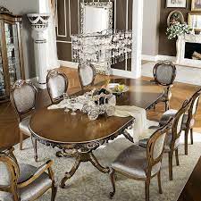 Whether you are looking for rustic or coastal look, these side chairs would be perfect. Classic Dining Table Bella Vita Modenese Interiors Luxury Furniture Wooden Rectangular Round