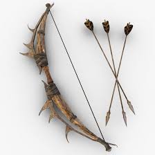 Fantasy Bow And Arrow 3d Model Bows Arrow Archery Bows