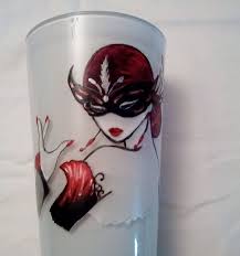 Pin On Objets En Verre Peints Christine Monsion