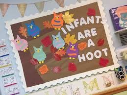 Infants Infantroom Daycare Bulletinboard Bulletinboardideas Fall Owls Cute Fall Bulletin Boards Bulletin Boards Toddler Class