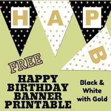 Free designs to choose from including cute birds, cupcakes, and vintage designs! Free Happy Birthday Banner Printable 16 Unique Banners For Your Party Parties Made Personal