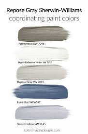 Repose gray has an lrv of 58, and i would again consider it to be a light medium shade. Color Report Sherwin Williams Repose Gray Color Amazing Designs