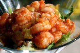 I prefer to use medium/large shrimp with tails on, but any kind can be used. Deep South Dish Spicy Marinated Shrimp Appetizer
