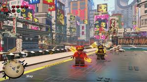 The Lego Ninjago Movie Videogame Free Roam Gameplay In Ninjago City Youtube