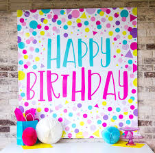 Our handmade streamers come ready to hang and are perfect for a party. 10 Diy Party Backdrops Love The Day