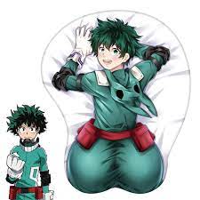 Amazon.com : LNIUB Cool Anime Cosplay Mouse Mat Pad My Boku no Hero  Academia Todoroki Shoto BL 3D Buttock Gaming Mousepad Male Wrist Rest Gift  (Green, 1 PCS) : Office Products
