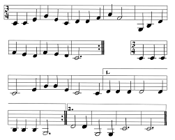 Every measure/bar in the music sheet is defined by the vertical lines you can see in the image above. Reading Music 1