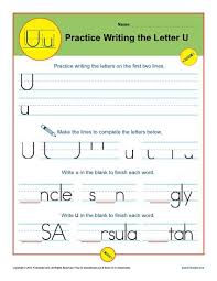 Well, that's what this website is designed for. Letter U Worksheets Printable Handwriting Worksheet