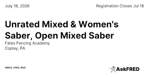 Unrated Mixed & Women's Saber, Open Mixed Saber