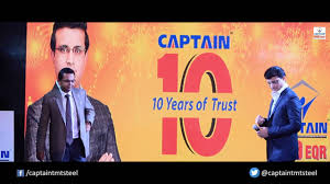 Captain Tmt Bars 10 Years Celebratin
