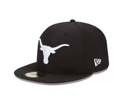 Black And White Hat Ncaa Texas Longhorns 5950 Black And White By New Era 16 47 Wool 100 Wool This 59fifty Fitted Black And Whit Longhorn Hat Fitted Hats Texas Longhorns Hat