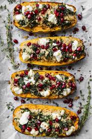 Quinoa Stuffed Delicata Squash With Kale Walder Wellness Dietitian Recipe Delicata Squash Healthy Squash Recipes Whole Food Recipes