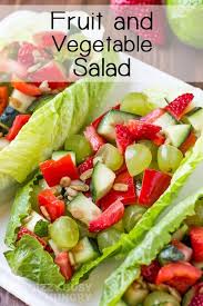 Fruit And Vegetable Salad Dizzy Busy And Hungry Vegetable Salad Vegetable Salad Recipes Salad