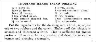 Faqs and tips for making 1000 island dressing. Old Fashioned Thousand Island Dressing Recipe A Hundred Years Ago