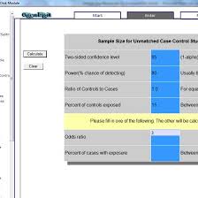 Sample Size Calculation For Case Control Studies Using Open Epi Download Scientific Diagram